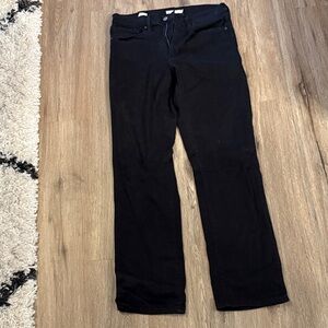 Levi’s, 724 high rise straight, Black Straight-Leg Jeans